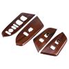 4Pcs Interior Inner Window Switch Panel Cover Tirm for Honda CRV 2017 (Peach Wood Grain)