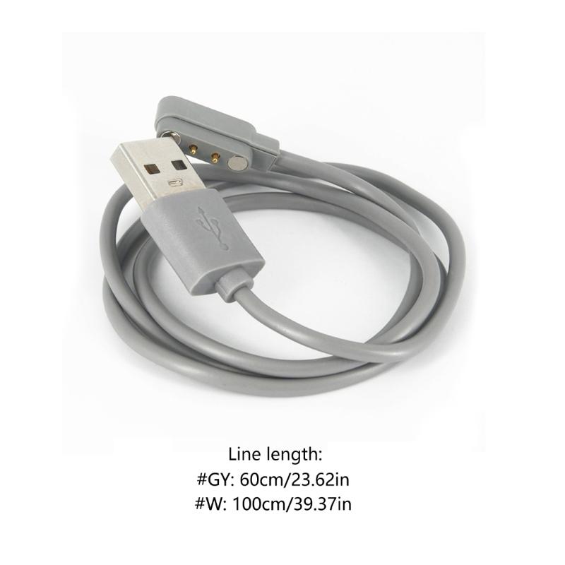23.6in Long USB Magnetic Charging Cable for Donlim DL-BX910/MR9600/2511-2519 Portable Juicer Contact Pin Charger
