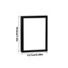 Magnetic Quick Release Photo Frame 7-Inch Picture Storage Collage Photo Frame With Opening Wooden Photo Storage Display Frame