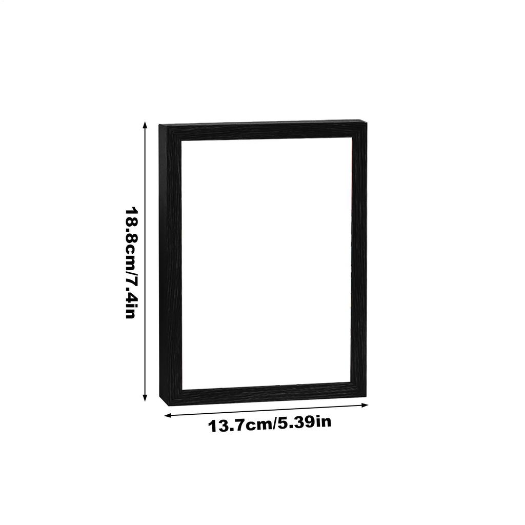 Magnetic Quick Release Photo Frame 7-Inch Picture Storage Collage Photo Frame With Opening Wooden Photo Storage Display Frame