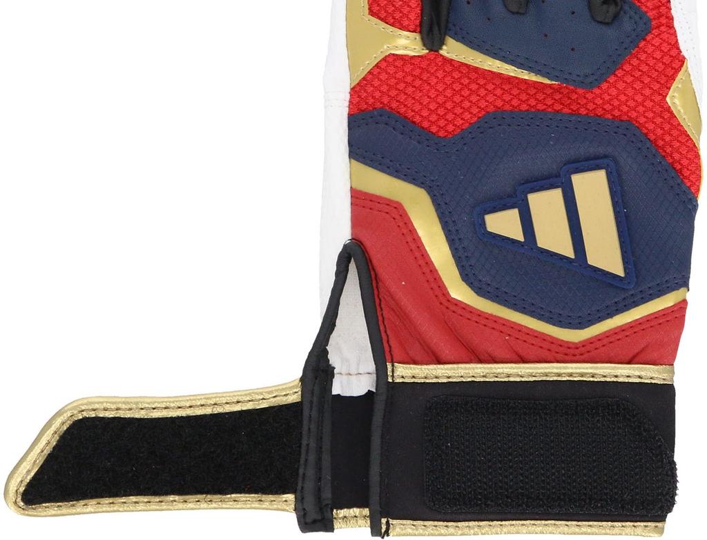 Adidas Basebollslagning Storlek Marinblå x Röd Storlek LBG404 Handskar, 41, Grundläggande, (2964), L,