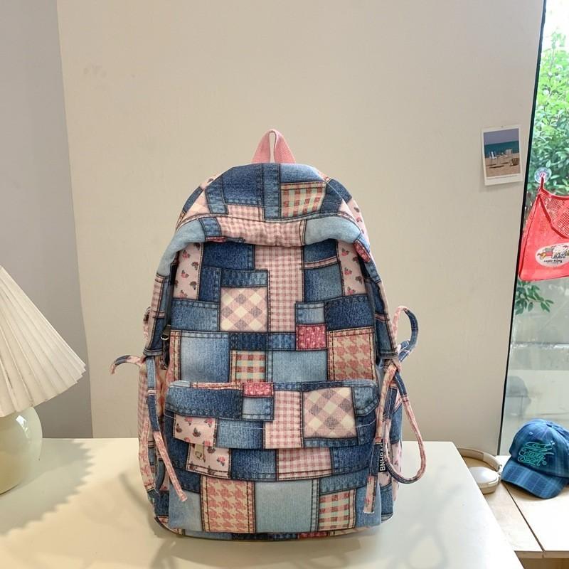 Модный нейлоновый повседневный рюкзак для школьников и студентов Милый мультяшный рисунок