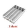 Forma do ciasta Battenberg Komercyjna Anodowane Aluminium Srebrna kwadratowa forma do ciasta akcesoria do pieczenia forma do mooncake narzędzia do ciasta