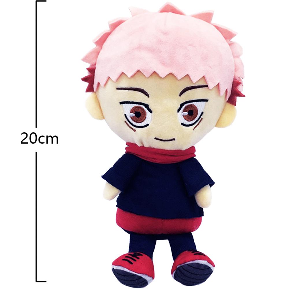 20cm Anime JJK Figures Gojo and Geto Suguru Plush Doll Itadori Yuji Inumaki Toge plushies cute Pillow Toy Home Sofa decor Gift