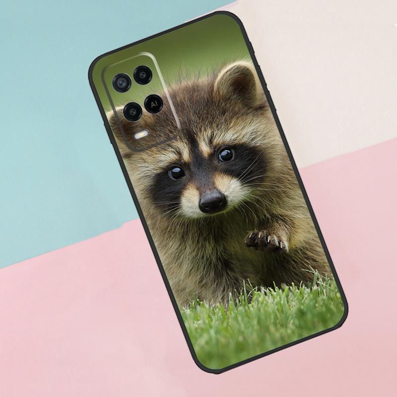 

Raccoon For Oppo A18 A38 A78 A98 A96 A58 A17 A77 A80 A40 A60 A16 A76 A74 A94 A54 A15 A57S Phone Case OPPO A54 5G