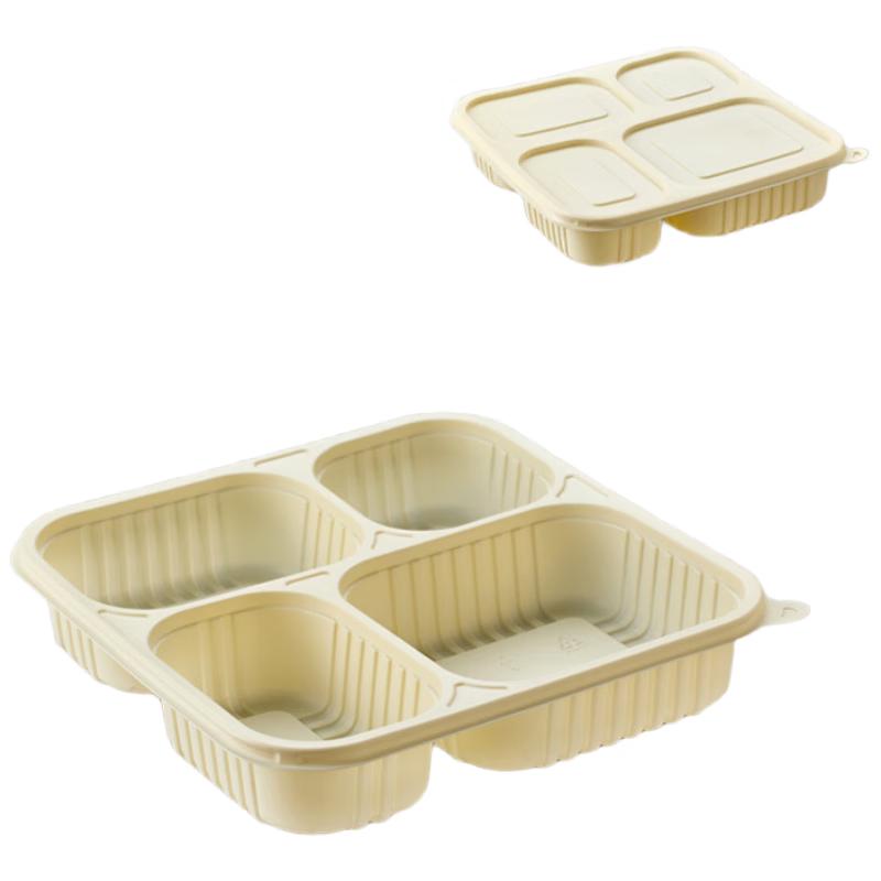 Eco-Friendly Disposable Partitioned Meal Prep Containers 1250ml