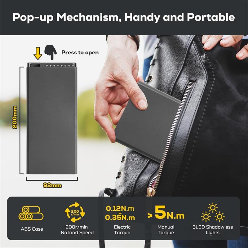 68 in 1 Electric Screwdriver Set 5 Torque Settings Precision Power Tool Magnetic Screw Driver Bits for iPhone Glasses Watch PC