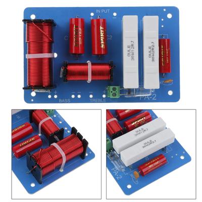 500W ajustável multi alto-falante agudos/graves 2 unidade divisor de frequência de áudio 2 vias filtros crossover versão atualizada