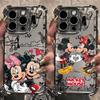 Lovely M-Mickey Minnies Plating Phone Case For Xiaomi Redmi 15 A3 15C 14C 13C K50 A1 Note 15 14 13 12 Pro Plus 4G 5G Anti Fall