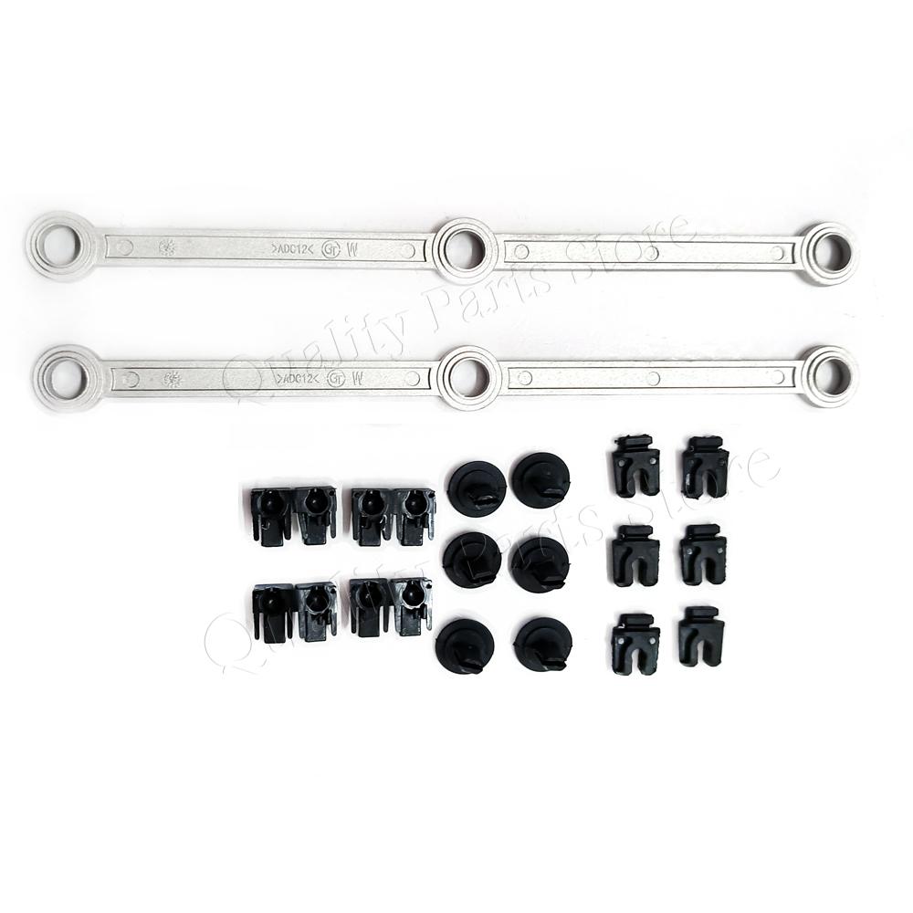 New Aluminum Intake Manifold Swirl Flap Runner Connecting Rods Repair Car Kits For Mercedes Benz OM642 6420903237 6420907737 18 Pcs