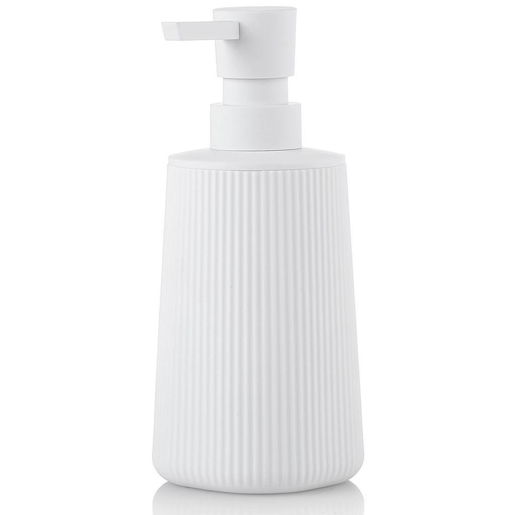 Small Hand Soap Dispenser For Bathroom And Kitchen, Modern  Style Striped Plastic Hand Soap Dispenser
