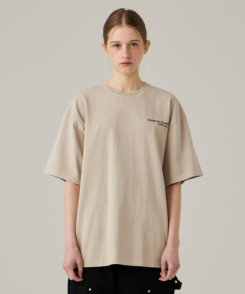 URBANAGE [2Pack] Control Tower Pigment Oversized Short Sleeve 4 Colors