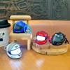 Luminous Helmet Keychain: Trendy Bag Pendant & Mini Night Light Motorcycle Gift