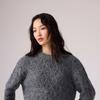 Levi's Women's Diamond Pattern Hollow-Out Knit Sweater