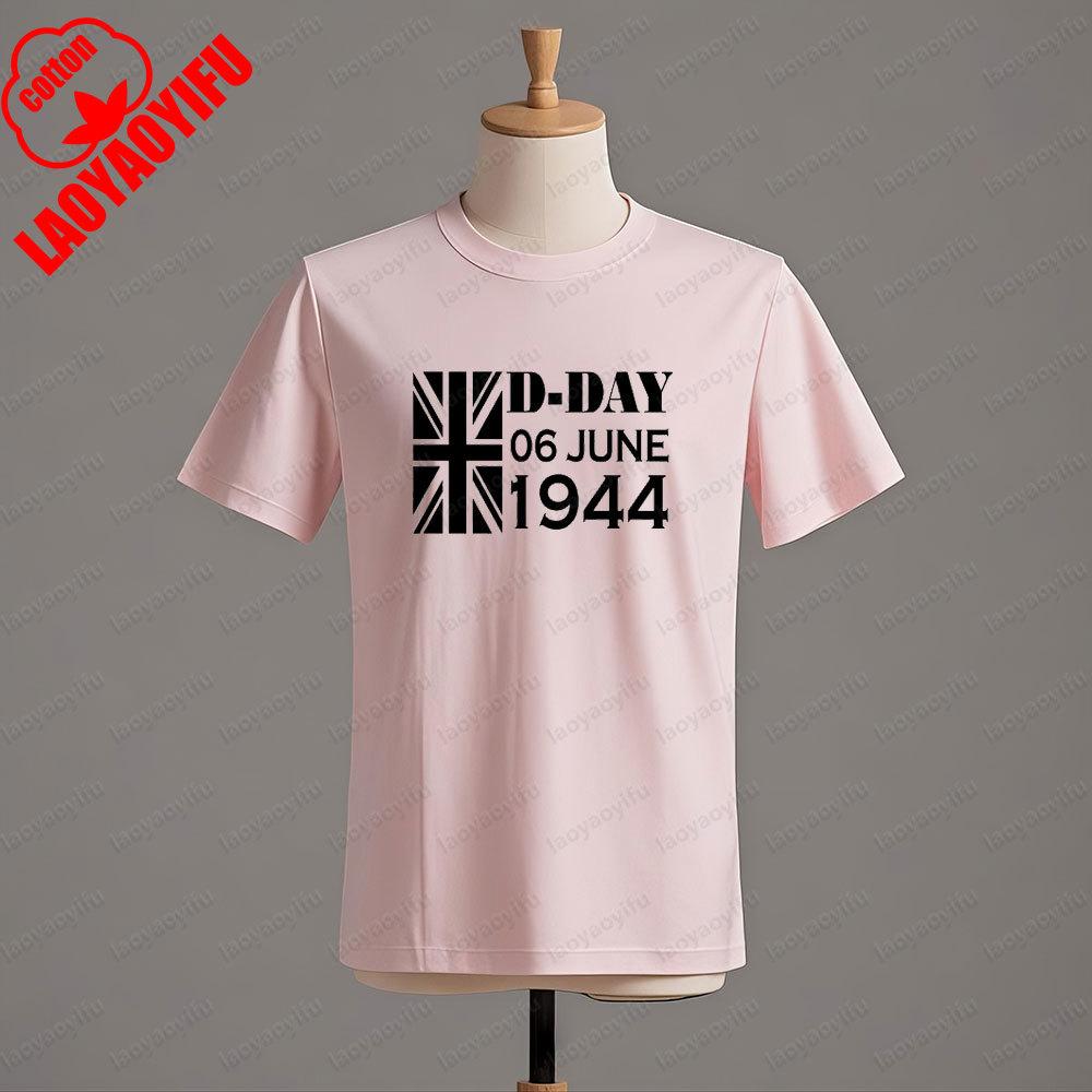 DDay T Shirt Normandy Landings 81st Anniversary 19442025 Tshirt Gifts for Veterans Mens Summer Crewneck Cotton Short Sleeve