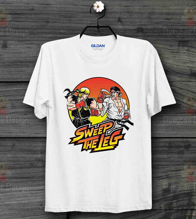 

Подсечка Ноги Малыш-Каратист Фильм 80-х Кобра Кай Фильм Унисекс Футболка B753 S