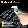 100Pcs SK5 Hooked Trimming Knife Blade Heavy Duty Utility Hook Blade Hooked Razor Accessory for Cable and Wire Stripping PVC