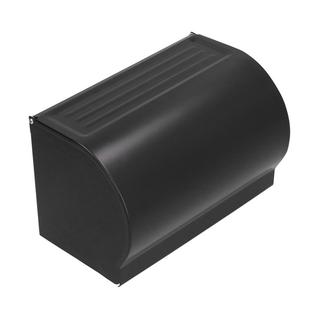 Wall Mounted Tissue Box Rectangular Aluminum Tissue Mobile Phone Holder for Bathroom