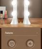 Streamer Desktop Fill Light: Double Row LED for Professional Live Room, Video Background, and Atmosphere.