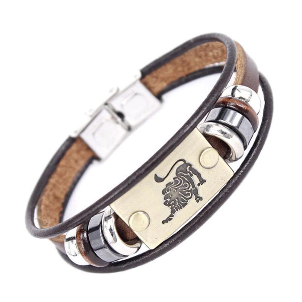 Layer Braided Constellations Multi Jewelry  Retro Unisex   Leather Bracelet