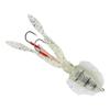 Squid Fishing Lure for Sea Fishing Simulation Iron Hook Octopus Lure Simulation Bait(Nightluminous )