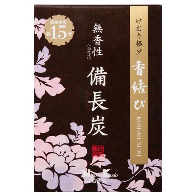 Nippon Kodo Incenso Nodo Senza Profumo Carbone di Bincho Mini 60g