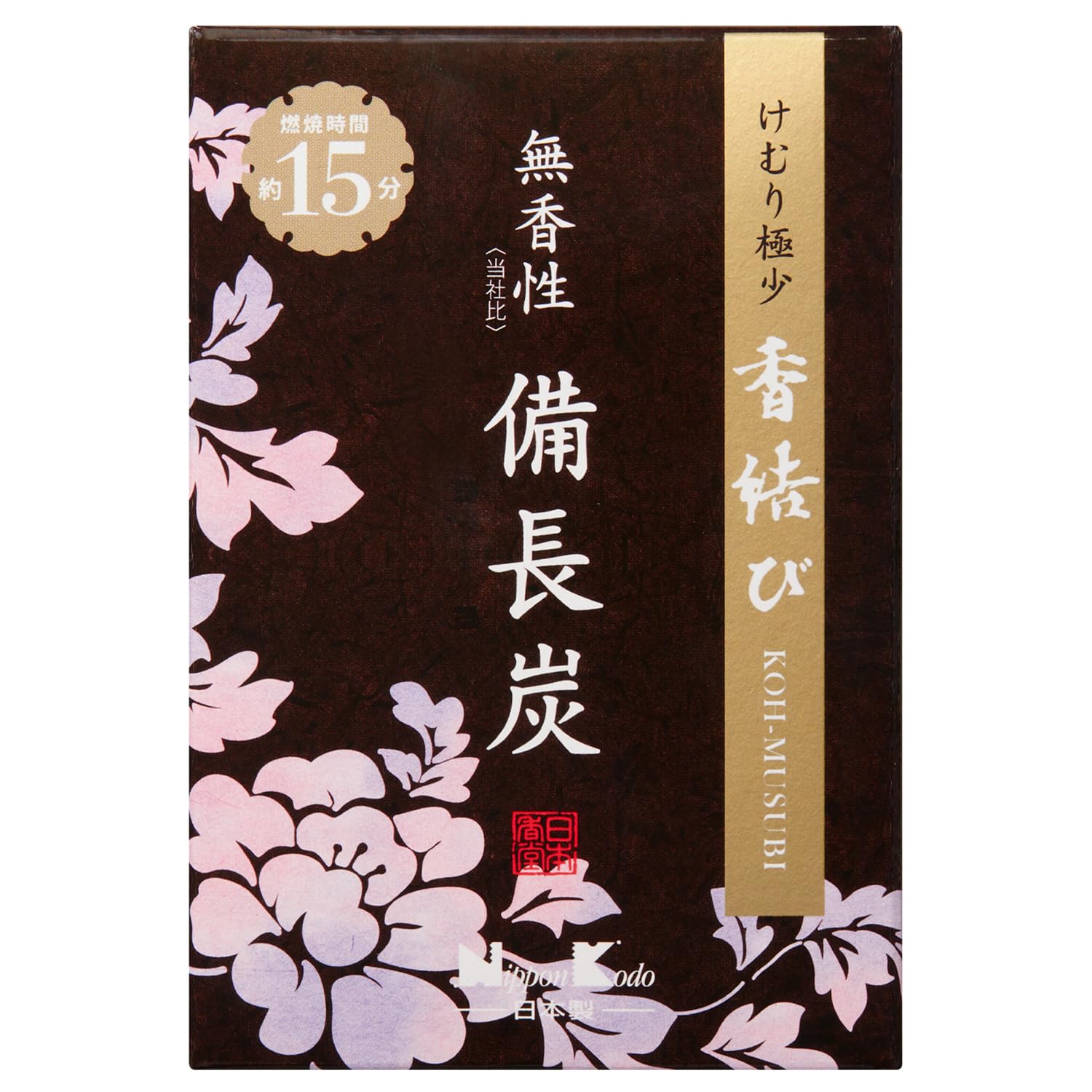 

Nippon Kodo Incense Knot Unscented Bincho Charcoal Mini 60g