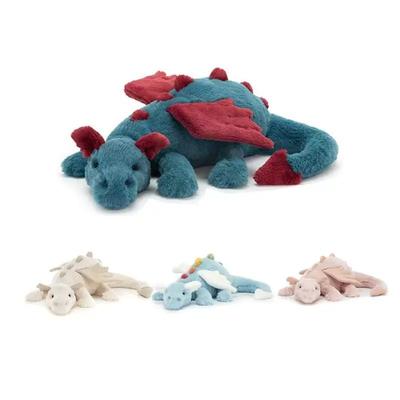 Internet celebrity sky dragon pop grappig jely pluche speelgoed regenboog sneeuw draak pop groot kussen cadeau