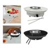 Electric Fondue Pot Set Chocolate Fondue Maker EU Plug for Cheese Kitchen Gadgets for Pretzels Fruits Dippings Movie Night