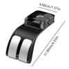 SEAMETAL Autostoel Hoofdsteun Haak Opbergrek Verstelbare Auto Organizer Hoofdsteun Pakketclip Auto Opbergruimte Interieur Accessoires