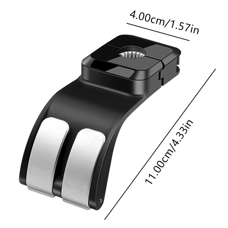 SEAMETAL Autostoel Hoofdsteun Haak Opbergrek Verstelbare Auto Organizer Hoofdsteun Pakketclip Auto Opbergruimte Interieur Accessoires