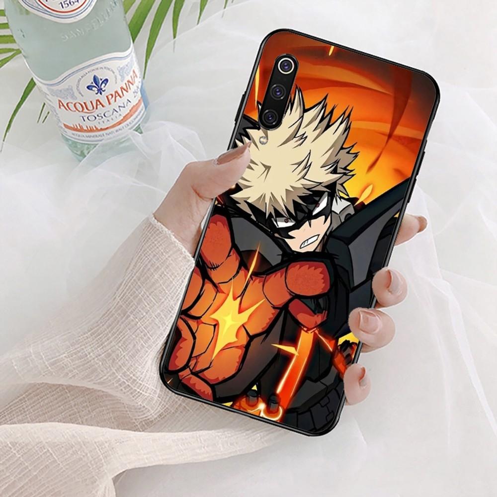 Anime B-Bakugo Katsuki  Phone Case For Xiaomi Mi 5X 8 9 10 11 12 lite pro 10T PocoX3pro PocoM3 Note 10 pro lite