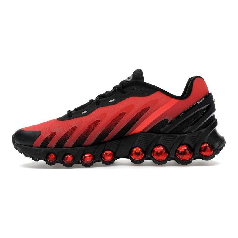 Nike Air Max DN8 Schwarz Leuchtendes Karmesinrot Unisex Sneaker Rot Universitätsrot FQ7860-008