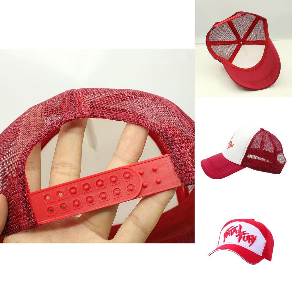 Șapcă de Baseball din Bumbac Brodată Terry Bogard din Fatal Fury Stil Hip Hop