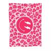 Preppy School Supplies, Preppy, Aesthetic, Pink, Leopard Print, Smile, Preppy Throw Blanket Comforter Luxury Throw Blankets