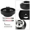 NRG Steering Wheel Short Hub Adapter for Civic Acura RSX SRK-131H CR-V CR-Z S2000 Quick Release Short Hub Adapter Black