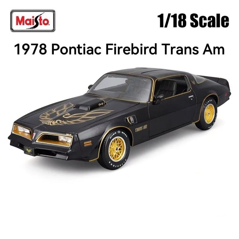 

1:18 1978 PONTIAC Firebird Trans Am Alloy Classic Sports Car Model Diecasts Metal Racing Vehicles Car Model Simulation Kids Gift