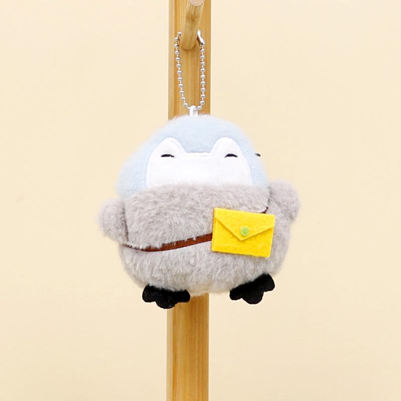 

Penguin Mini Cute Keychain Plush Toy Adorable Soft Animal Doll Backpacks For Blue Penguin