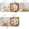 3D Litchi Shaped Mooncake Mold Non-Stick Cookie Stamp Easy Clean Pastries Mold  Mid-Autumn Festival