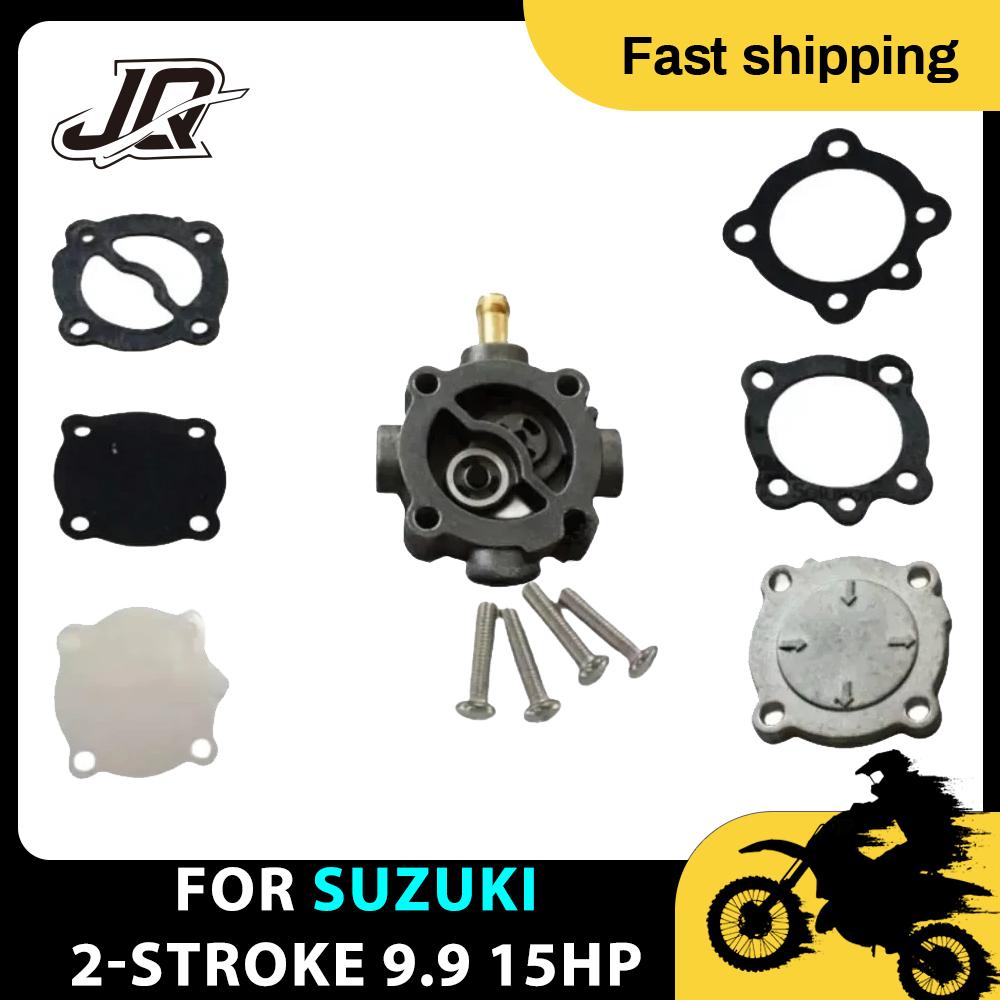 For Suzuki 2-Stroke 9.9 15HP Boat Engine Replace 15100-93912 15100-93900 15100-93901 15100-93911 Outboard Fuel Pump Set For Suzuki 2-Stroke