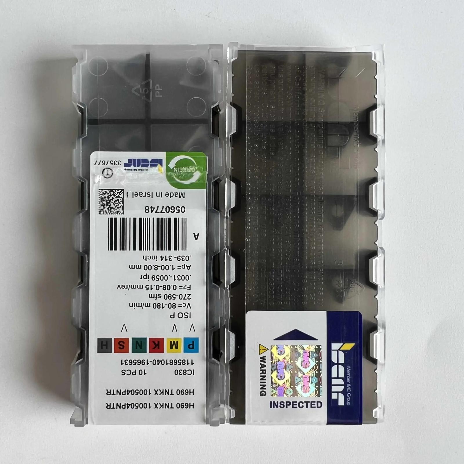

ISCAR / H690TNKX100504PNTR IC830 /Industrial indexable carbide inserts 10 Pcs