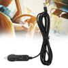 2PCS DC 5.5mm x 2.1mm Car Lighter Power Plug Indicator Light 3 Meters Length Power Supply Adapter Cable Universal Power Cord