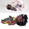 30cm Reborn Baby Dolls African Baby Girl Black Skin Curly Hair Vinyl Doll Child Toy