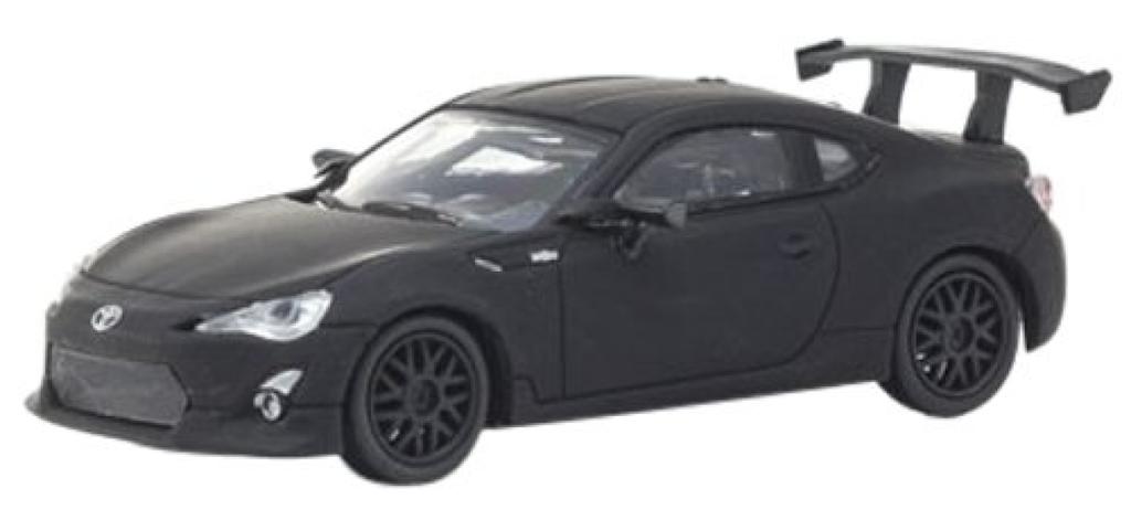 Kyosho Original GAZOO Racing Toyota 86 Matte Black Finished Product 1/64 Nürburgring