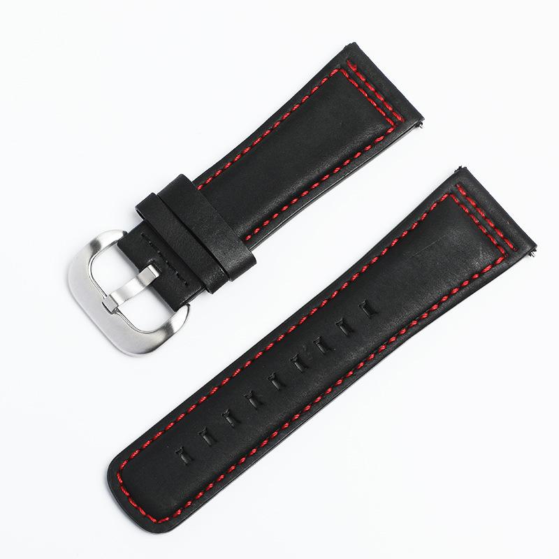 The First Layer of Calfskin Retro Crazy Horse Real Cowhide Is Suitable for Huawei Watch Strap Accessories