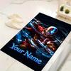 Custom 1Pc Avatar Power Flannel Personalized Rug Non Slip Floor Mat Soft Carpet for Living Bedroom Office Home Decor Gift