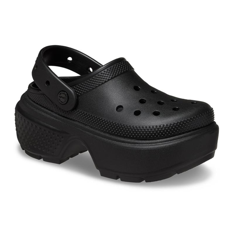 Crocs Zoccolo Stomp EVA Sandali da Neve Stomp 5,5 cm Unisex Nero