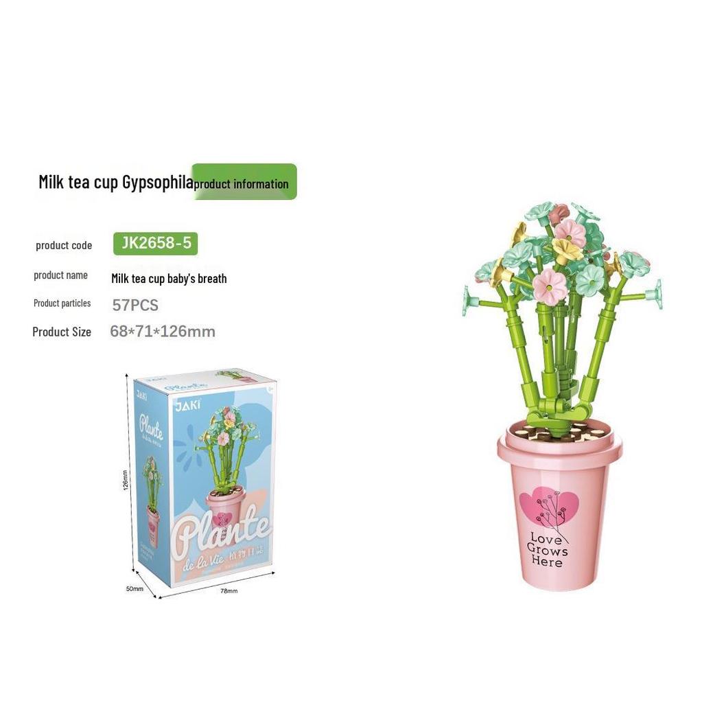 Compatible Lego Eternal Flower Valentine's Day & Teacher's Day Rose Puzzle Building Toy Set