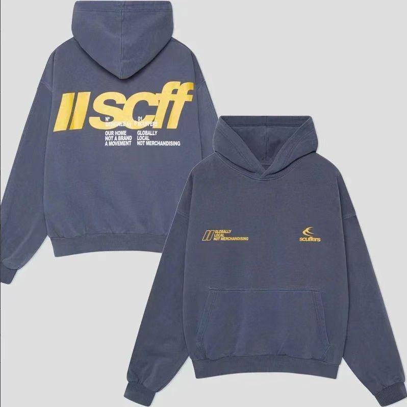 Scuffers Gothic Core Damen Schwarz Ultraleicht Logo Hoodie Sweatshirt