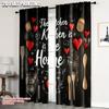 2pcs   plane printing Print Curtains Chic Blackout Kitchen Polyester Woven (without rod) Decorations For Home Use for Living